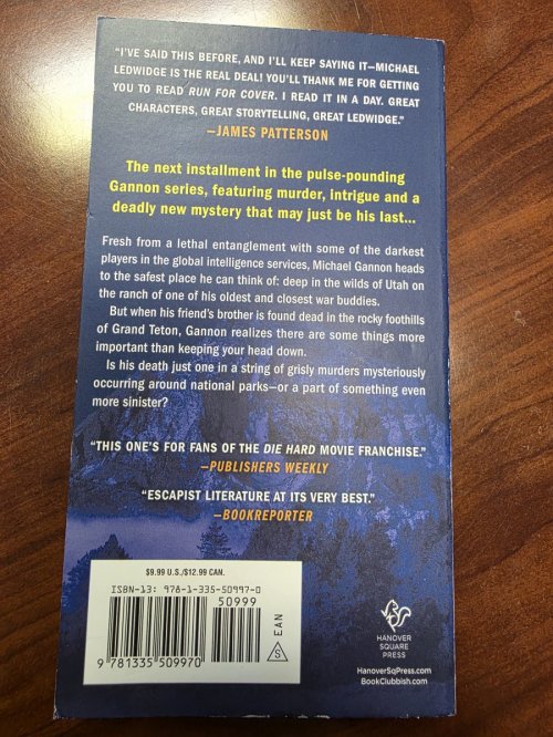 Run for Cover By Michael Ledwidge