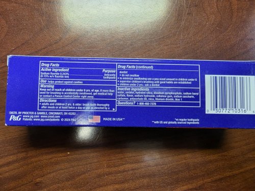 Crest 3D White Toothpaste 3.8oz